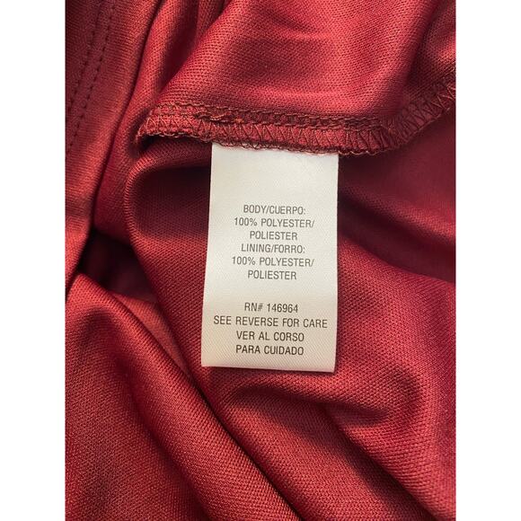 Signature by Robbie Bee  Tie-Neck‎ Sleeveless Shift Dress Size 6P - Picture 8 of 9